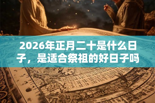 2026年正月二十是什么日子，是适合祭祖的好日子吗？