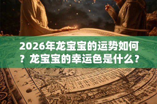 2026年龙宝宝的运势如何？龙宝宝的幸运色是什么？