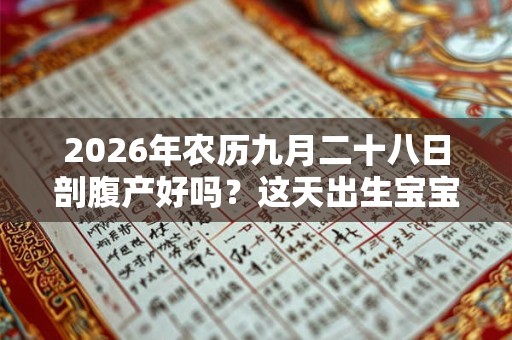 2026年农历九月二十八日剖腹产好吗？这天出生宝宝命运如何？