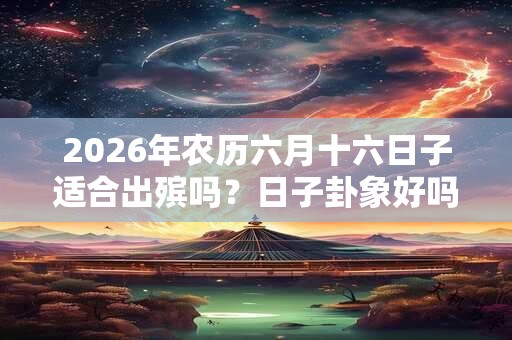 2026年农历六月十六日子适合出殡吗？日子卦象好吗？