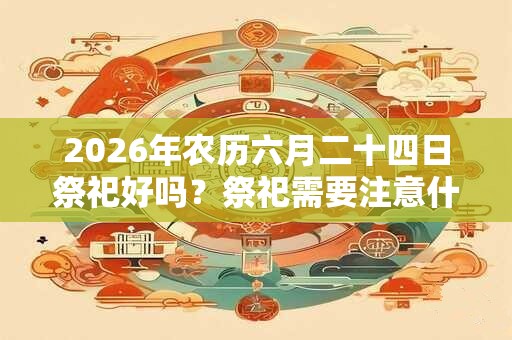 2026年农历六月二十四日祭祀好吗？祭祀需要注意什么？