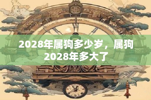 2028年属狗多少岁，属狗2028年多大了