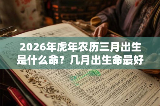 2026年虎年农历三月出生是什么命？几月出生命最好？
