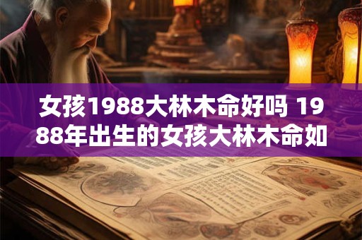 女孩1988大林木命好吗 1988年出生的女孩大林木命如何