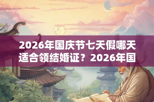 2026年国庆节七天假哪天适合领结婚证?2026年国庆期间可以办酒席吗? 2026年国庆节七天假哪天适合领结婚证?2026年国庆期间可以办酒席吗?