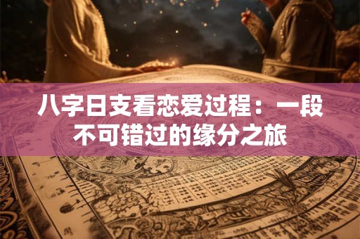 八字日支看恋爱过程：一段不可错过的缘分之旅
