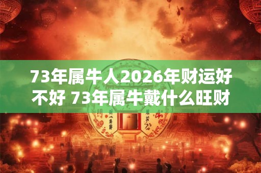 73年属牛人2026年财运好不好 73年属牛戴什么旺财