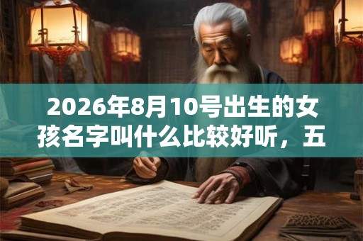 2026年8月10号出生的女孩名字叫什么比较好听，五行属什么