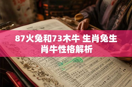 87火兔和73木牛 生肖兔生肖牛性格解析
