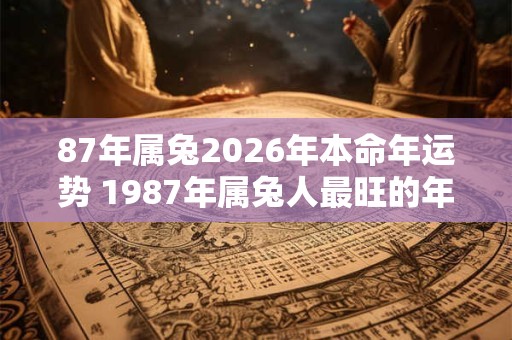 87年属兔2026年本命年运势 1987年属兔人最旺的年龄