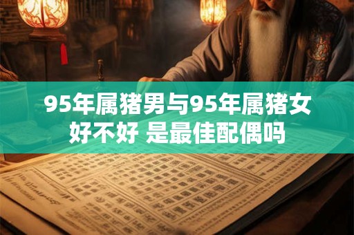 95年属猪男与95年属猪女好不好 是最佳配偶吗