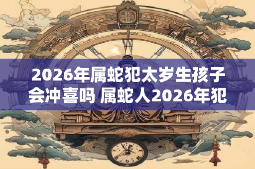2026年属蛇犯太岁生孩子会冲喜吗 属蛇人2026年犯太岁适合生子吗