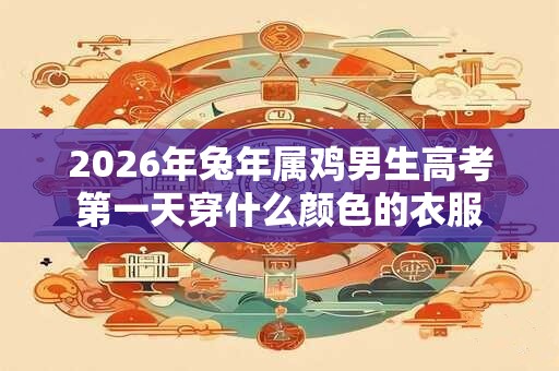 2026年兔年属鸡男生高考第一天穿什么颜色的衣服