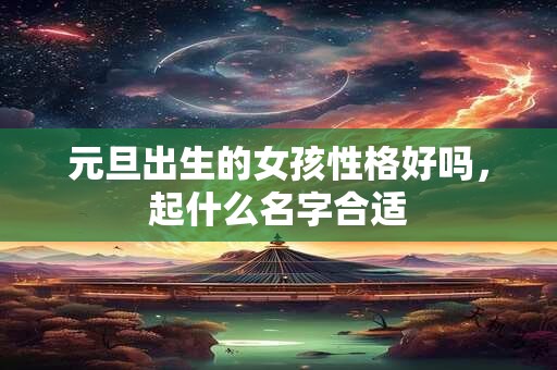 元旦出生的女孩性格好吗，起什么名字合适