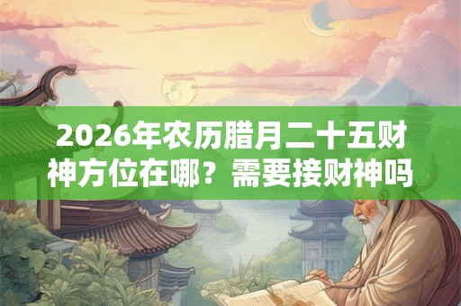 2026年农历腊月二十五财神方位在哪？需要接财神吗？