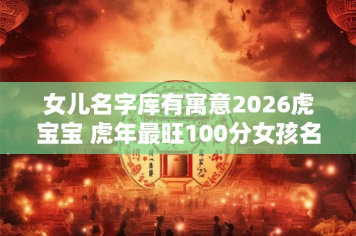 女儿名字库有寓意2026虎宝宝 虎年最旺100分女孩名字
