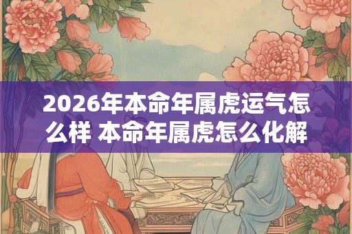 2026年本命年属虎运气怎么样 本命年属虎怎么化解