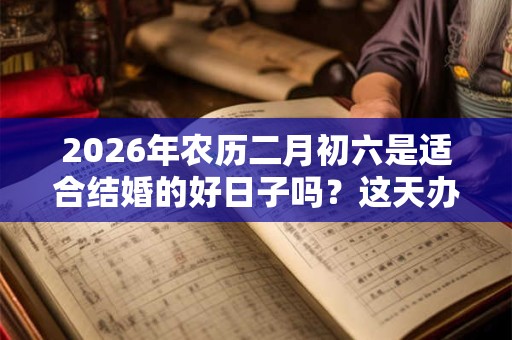 2026年农历二月初六是适合结婚的好日子吗？这天办婚礼好吗？