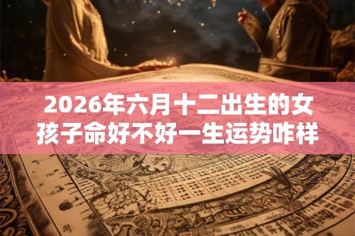 2026年六月十二出生的女孩子命好不好一生运势咋样 2026年六月十二出生的女孩子命好不好一生运势咋样