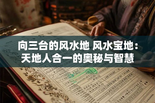 向三台的风水地 风水宝地：天地人合一的奥秘与智慧