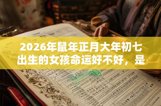 2026年鼠年正月大年初七出生的女孩命运好不好，是什么命？