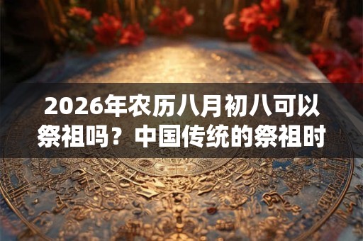 2026年农历八月初八可以祭祖吗？中国传统的祭祖时间是哪几天？