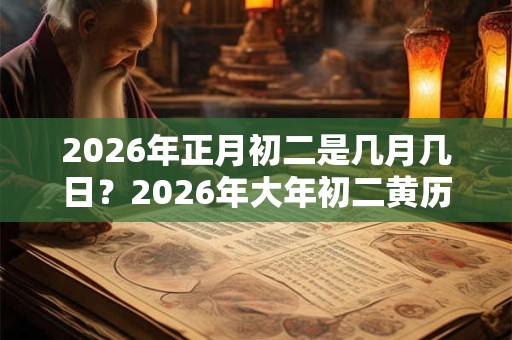 2026年正月初二是几月几日？2026年大年初二黄历好吗？