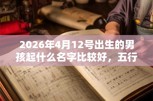 2026年4月12号出生的男孩起什么名字比较好，五行属什么