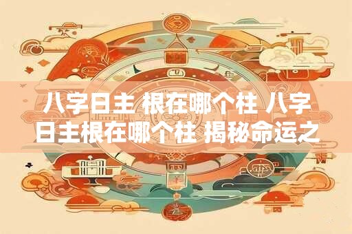 八字日主 根在哪个柱 八字日主根在哪个柱 揭秘命运之谜