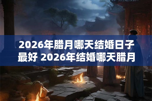 2026年腊月哪天结婚日子最好 2026年结婚哪天腊月最佳 2026年腊月哪天结婚日子最好 2026年结婚哪天腊月最佳
