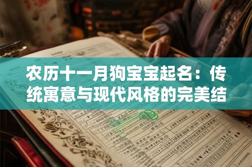 农历十一月狗宝宝起名：传统寓意与现代风格的完美结合
