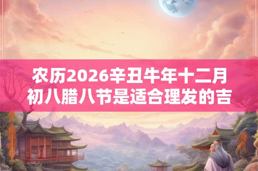 农历2026辛丑牛年十二月初八腊八节是适合理发的吉日吗? 农历2026辛丑牛年十二月初八腊八节是适合理发的吉日吗?
