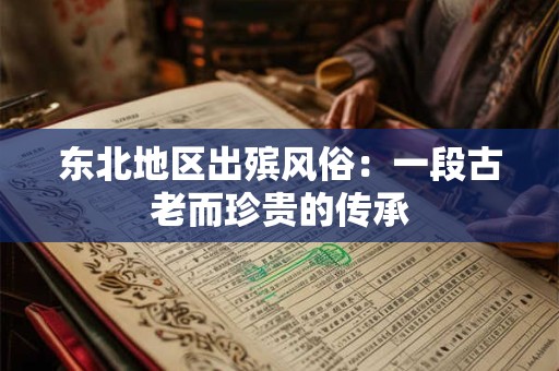 东北地区出殡风俗：一段古老而珍贵的传承