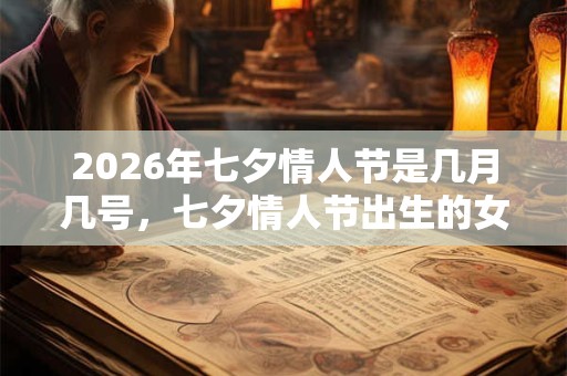 2026年七夕情人节是几月几号，七夕情人节出生的女孩起什么名字合适
