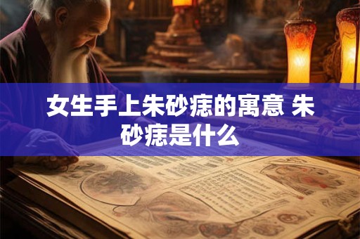 女生手上朱砂痣的寓意 朱砂痣是什么