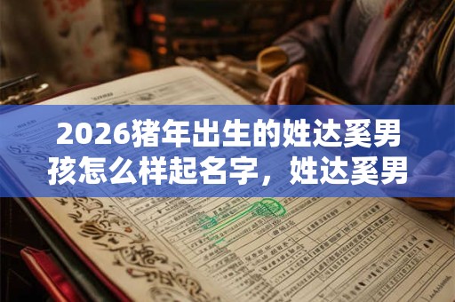 2026猪年出生的姓达奚男孩怎么样起名字，姓达奚男孩好名推荐