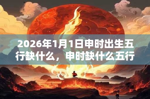 2026年1月1日申时出生五行缺什么,申时缺什么五行 2026年1月1日申时出生五行缺什么,申时缺什么五行
