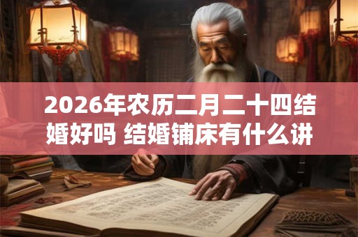 2026年农历二月二十四结婚好吗 结婚铺床有什么讲究