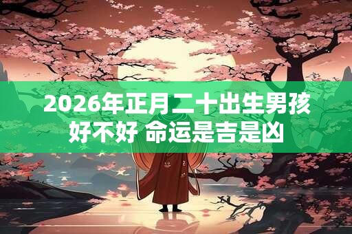 2026年正月二十出生男孩好不好 命运是吉是凶