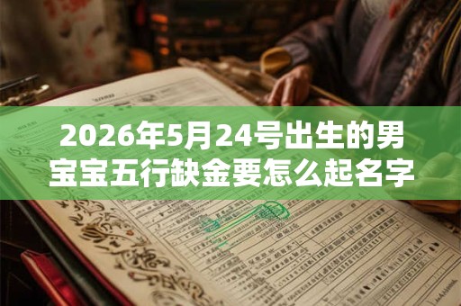 2026年5月24号出生的男宝宝五行缺金要怎么起名字
