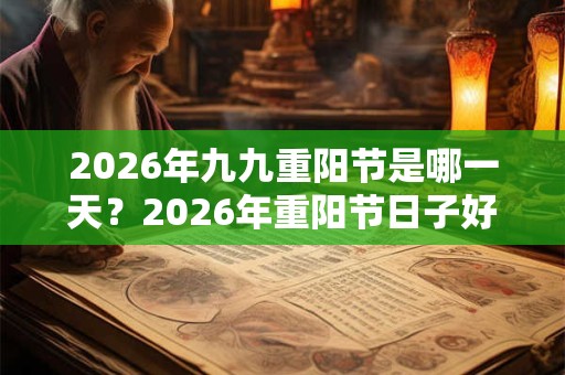 2026年九九重阳节是哪一天？2026年重阳节日子好不好？