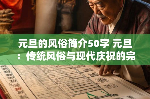 元旦的风俗简介50字 元旦：传统风俗与现代庆祝的完美融合