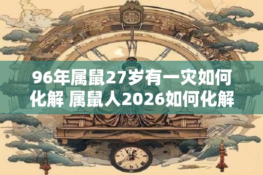 96年属鼠27岁有一灾如何化解 属鼠人2026如何化解太岁