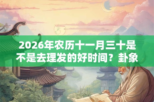 2026年农历十一月三十是不是去理发的好时间？卦象好吗？
