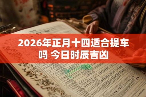 2026年正月十四适合提车吗 今日时辰吉凶