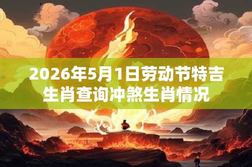 2026年5月1日劳动节特吉生肖查询冲煞生肖情况