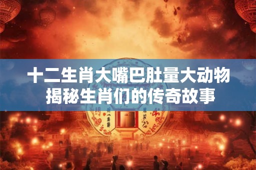 十二生肖大嘴巴肚量大动物 揭秘生肖们的传奇故事