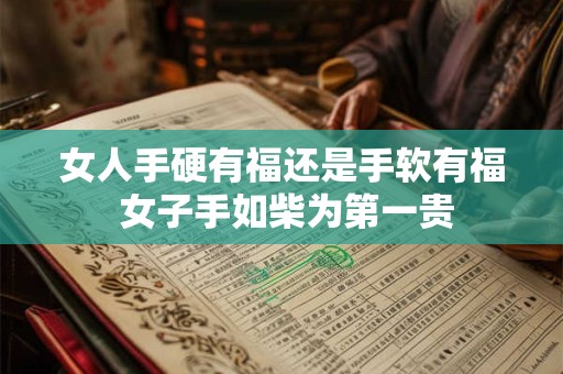 女人手硬有福还是手软有福 女子手如柴为第一贵