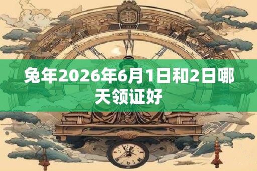 兔年2026年6月1日和2日哪天领证好