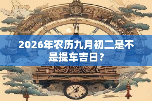 2026年农历九月初二是不是提车吉日？